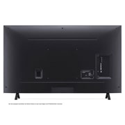 Ansicht des LG NanoCell-Fernsehers von hinten, NANO80