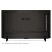 Rückansicht des LG OLED evo TV C4