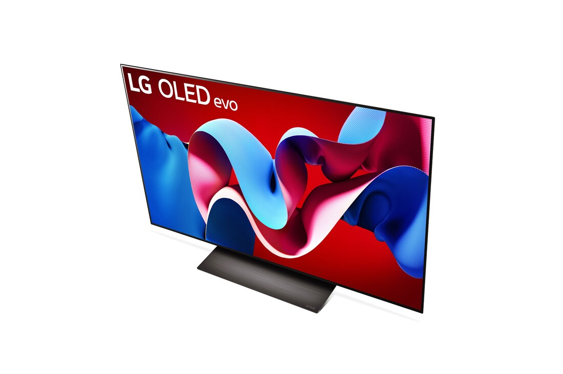 Schrägansicht des LG OLED evo TV C4 von oben