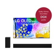 LG OLED77G29LA 77'' LG 4K OLED evo TV G2 & DGX 3.1 Dolby Atmos®️ Design-Soundbar mit 420 Watt | kabelloser Subwoofer, OLED77G29LA.DGX