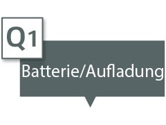 Im Textfeld steht &quot;Batterie/Aufladung&quot;.