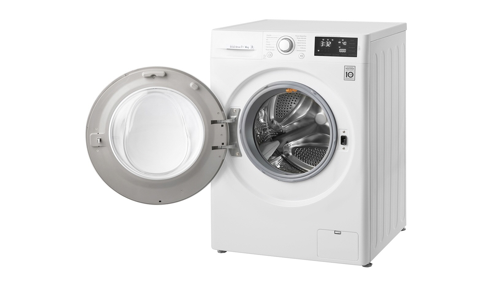 LG Waschtrockner mit 6 Motion Direct Drive™-Technologie. 7 kg Waschen / 4 kg Trocknen bei nur 45 cm Gerätetiefe., F12U2HDM1NH