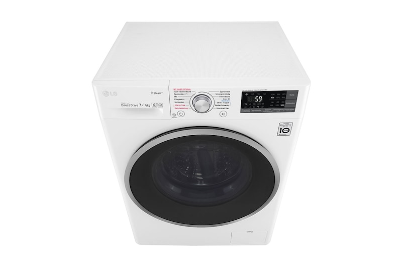 LG Waschtrockner Slim | Serie 7 | 7 kg Waschen | 4 kg Trocknen | Inverter DirectDrive™ | 45 cm tief, F12WD74SLIM