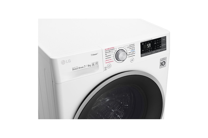 LG Waschtrockner Slim | Serie 7 | 7 kg Waschen | 4 kg Trocknen | Inverter DirectDrive™ | 45 cm tief, F12WD74SLIM