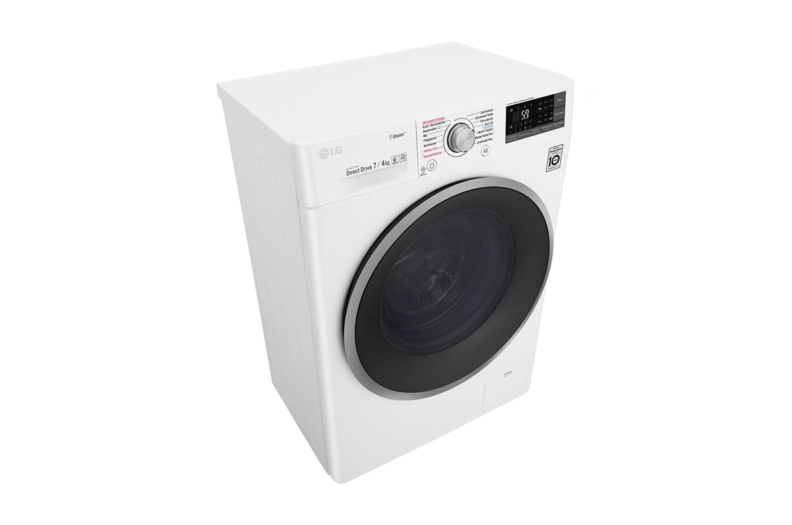 LG Waschtrockner Slim | Serie 7 | 7 kg Waschen | 4 kg Trocknen | Inverter DirectDrive™ | 45 cm tief, F12WD74SLIM