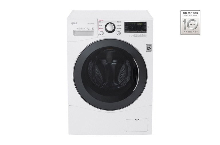 Vorderseite von Waschtrockner mit ECO Hybrid System, NFC und 6 Motion DirectDrive™. 9 Kg Waschen / 6 kg Trocknen. F14A8FDH2NH