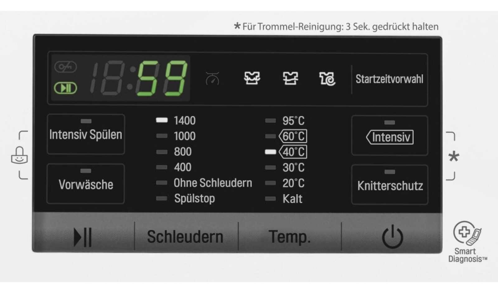 LG Waschmaschine mit bis zu 8 Kg Fassungsvermögen , F14G6TDN2H