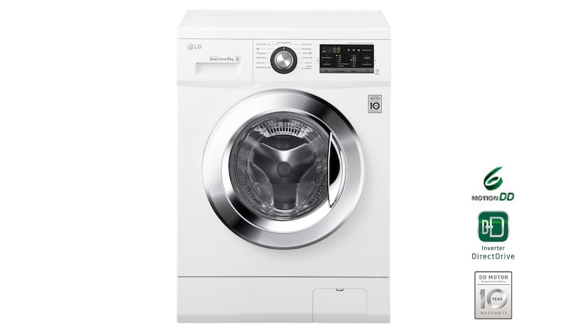 LG Waschmaschine mit bis zu 8 Kg Fassungsvermögen , F14G6TDN2H