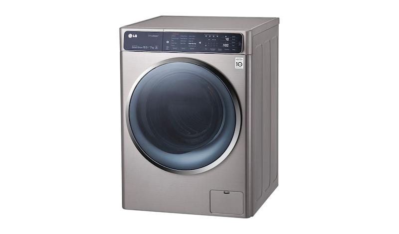 LG Waschtrockner mit ECO Hybrid System, NFC und 6 Motion DirectDrive™. 10,5 Kg Waschen / 7 kg Trocknen., F14U1JBH6NH
