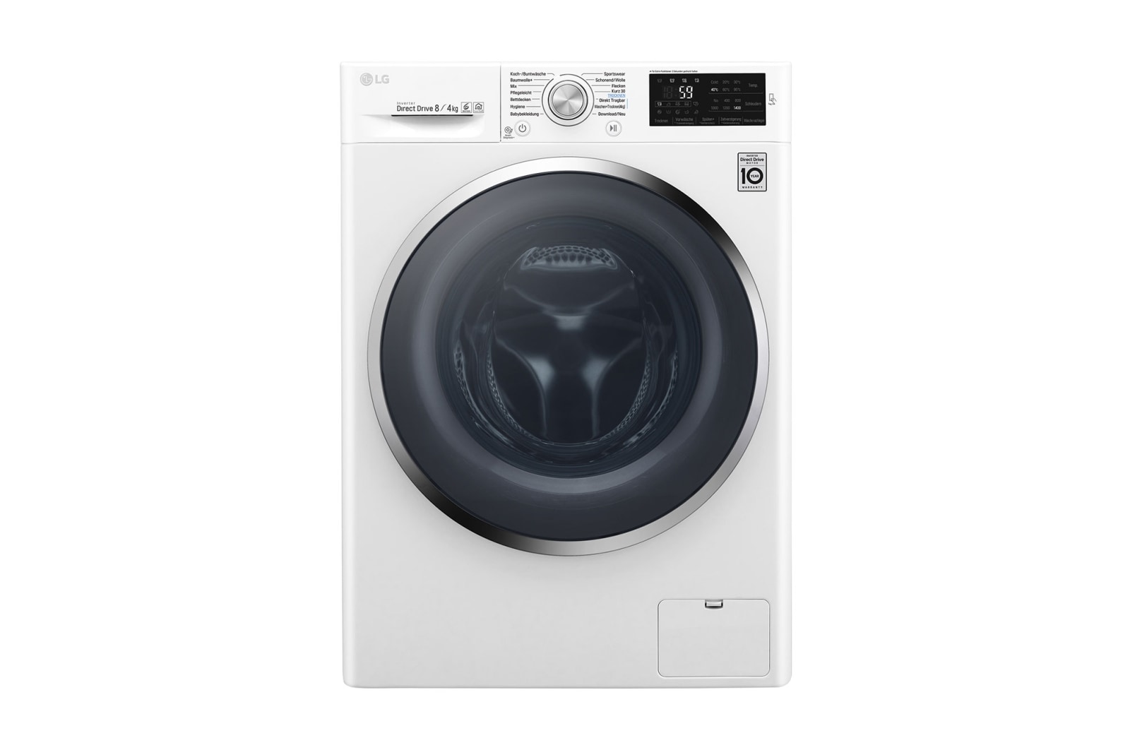 Vorderseite von LG Waschtrockner 8KG Waschen/4KG Trocknen, Tag On NFC, 6 Motion Drive F14WD84TN2