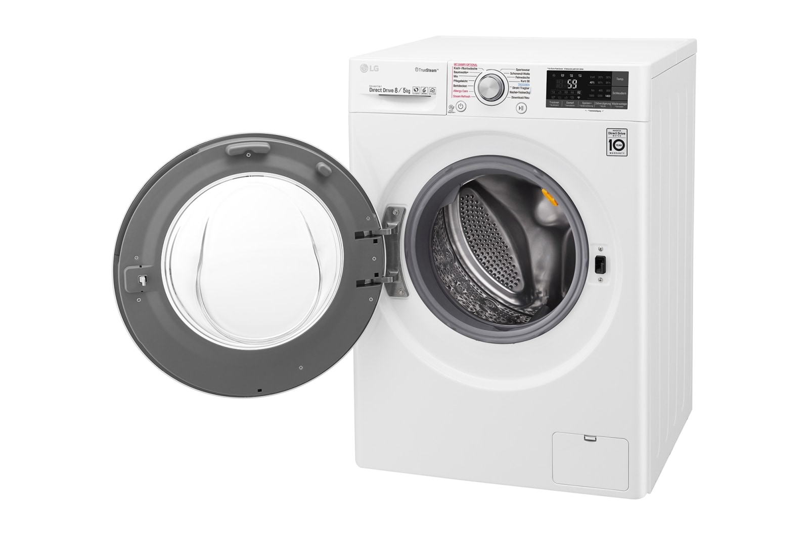 LG Waschtrockner | Serie 9 | 8 kg Waschen | 5 kg Trocknen | TrueSteam™ | Inverter DirectDrive™ | SmartThinQ™, F14WD85EH1