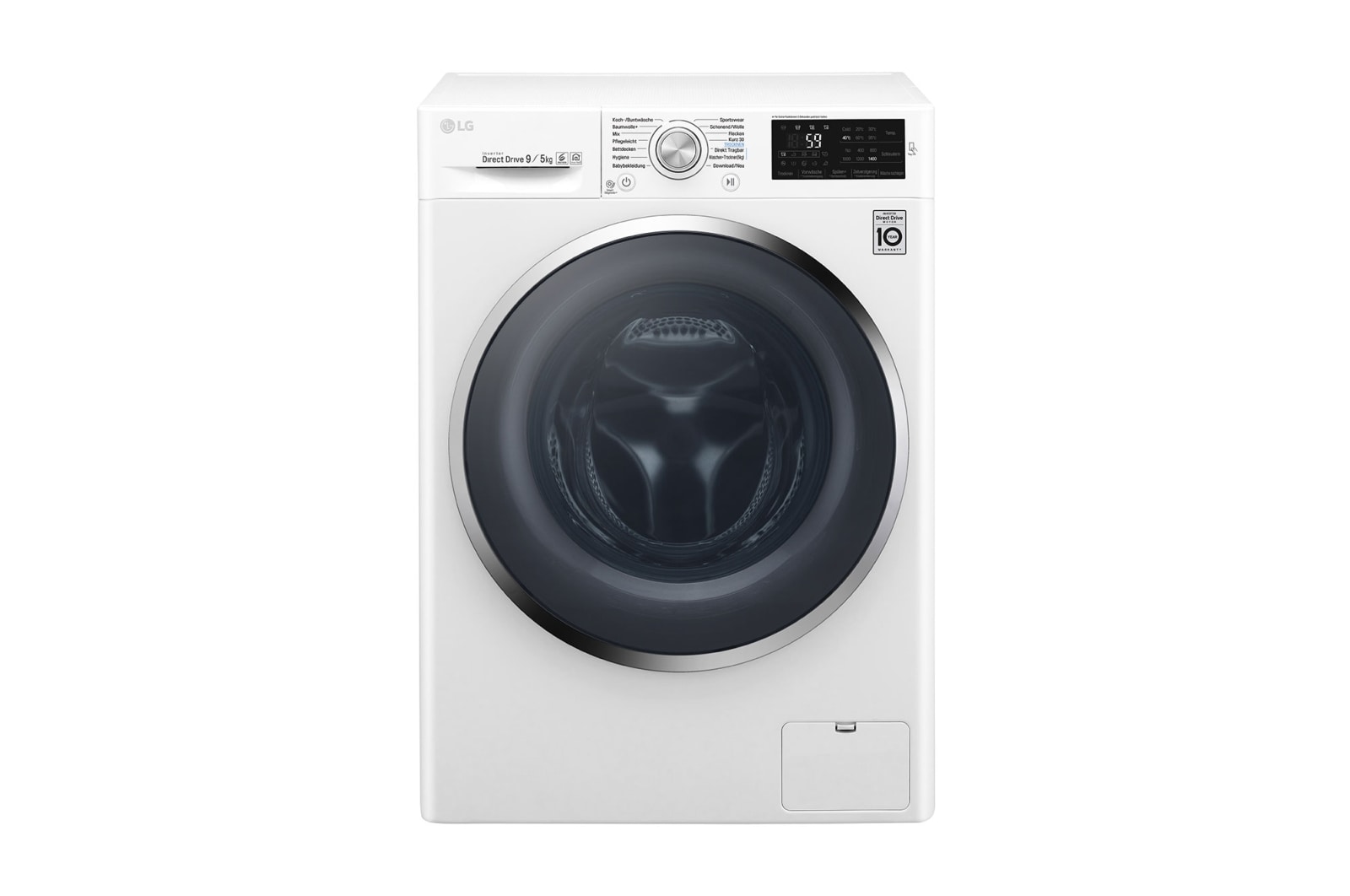 LG Waschtrockner 9KG Waschen / 5KG Trocknen, Tag On NFC, AquaLock™, 6 Motion Drive, F14WD95TN2