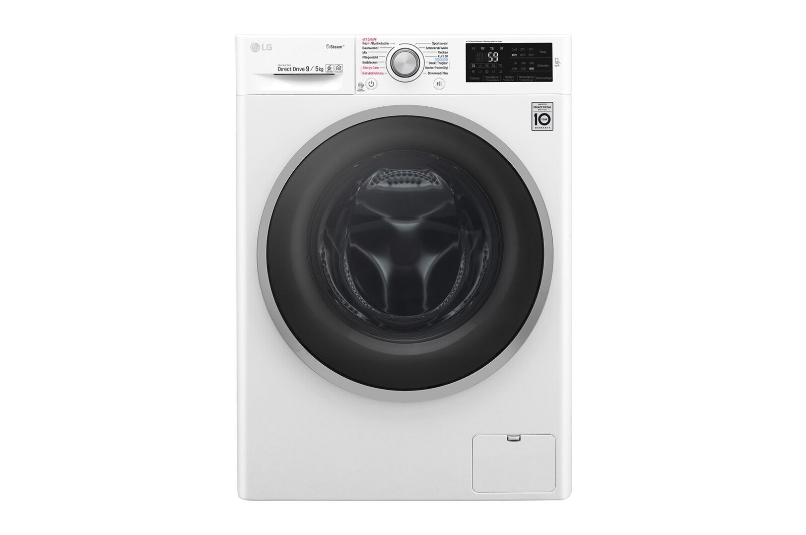Vorderseite von Waschtrockner 9 KG Waschen / 5 KG Trocknen |  Steam Funktion | NFC Funktion F14WD95TS1