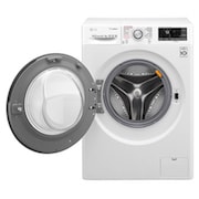 LG Waschtrockner | Serie 9 | 9 kg Waschen | 6 kg Trocknen | TrueSteam™ | Inverter DirectDrive™ | SmartThinQ™ | Silber-Rahmen, F14WD96EH1