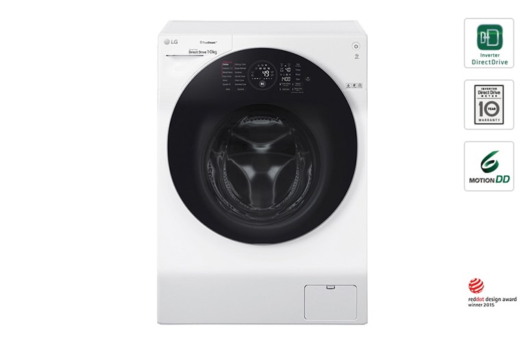 Vorderseite von Waschmaschine | Serie X | 10 kg | TrueSteam™ | TurboWash™ | SmartThinQ™ F14WM10GT