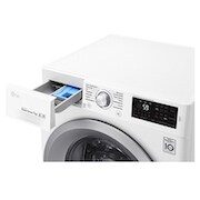 LG Waschmaschine | Serie 3 | 7 kg | Weiß & silber Ring, F14WM7KN1