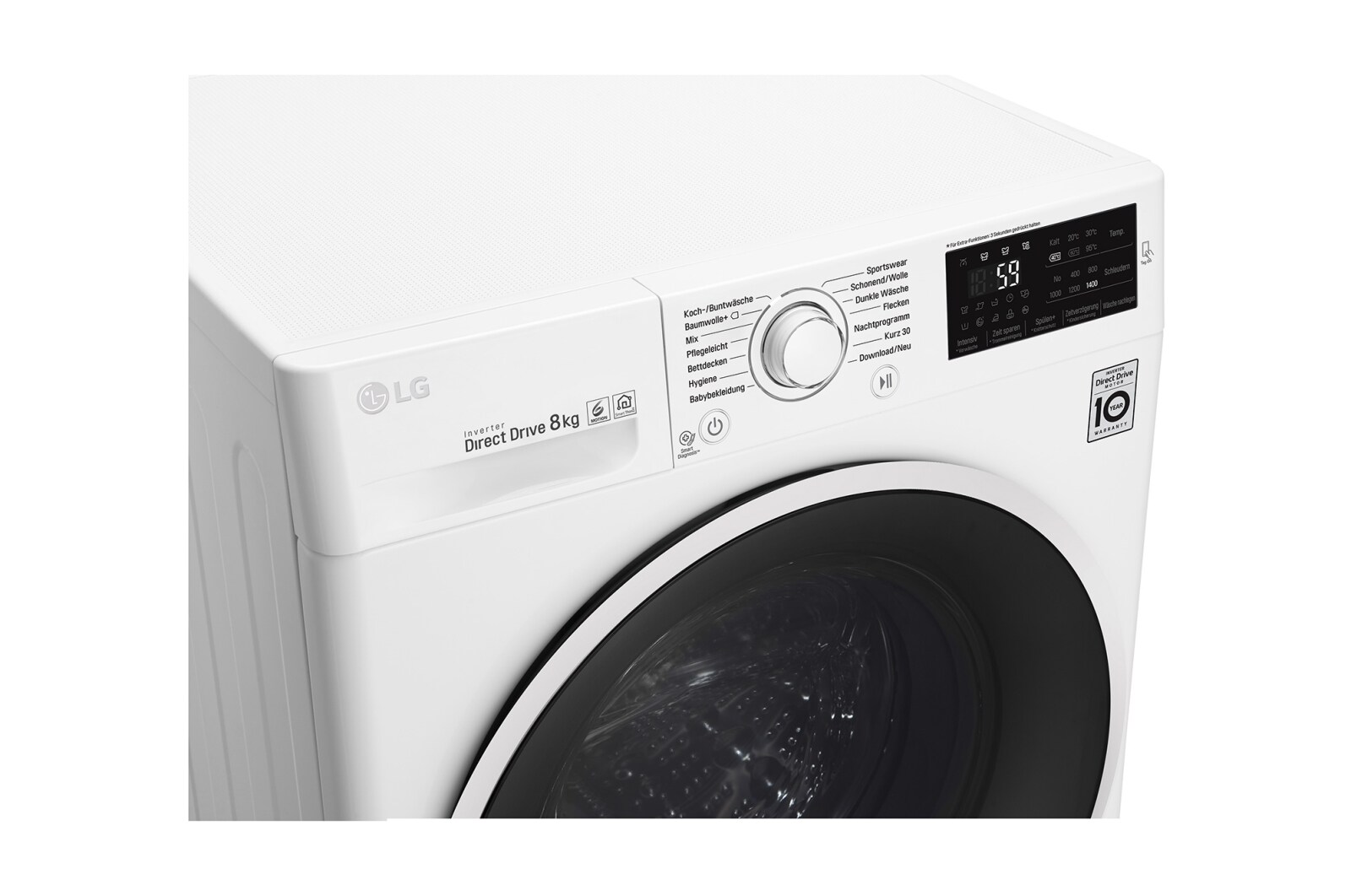 LG Waschmaschine | Serie 5 | 8 kg | Weiß, F14WM8EN0