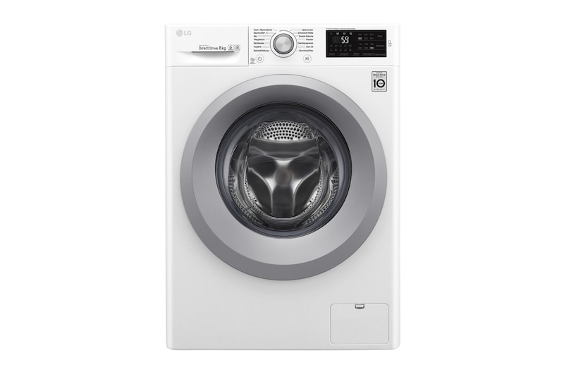 LG Waschmaschine | Serie 3 | 8 kg | Weiß & silber Ring, F14WM8KN1