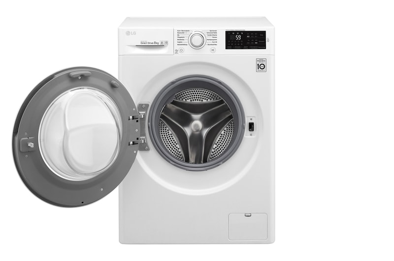 LG Waschmaschine | Serie 3 | 8 kg | Weiß & weißer Ring, F14WM8LN0