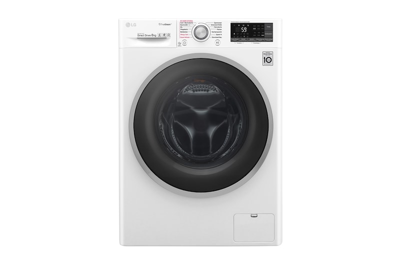 LG Waschmaschine | Serie 9 | 8 kg | TrueSteam™ | TurboWash™ | SmartThinQ™ | Noble Steel & Schwarz, F14WM8TT1
