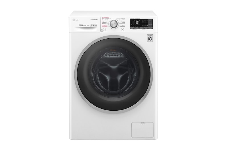 LG Waschmaschine | Serie 9 | 8 kg | TrueSteam™ | TurboWash™ | SmartThinQ™ | Noble Steel & Schwarz, F14WM8TT1