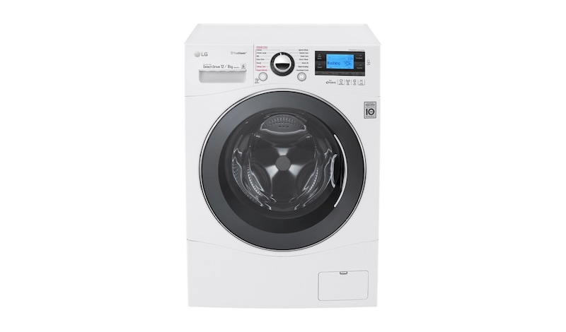 LG Waschtrockner der mit Eco Hybrid System und 6 Motion DirectDrive™-Technologie. 12 kg Waschen/8 kg Trocknen., F1695RD
