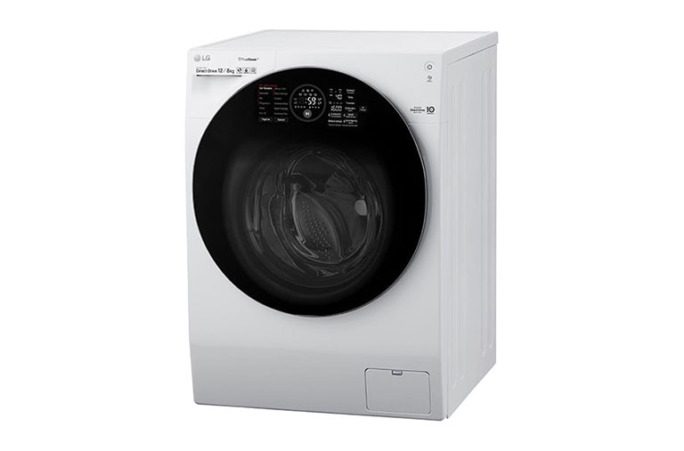 LG TWINWash™ Waschtrockner | Serie X | 12 kg | 8 kg Trocknen | TrueSteam™ | Inverter DirectDrive™ | SmartThinQ™, F16WD128GH