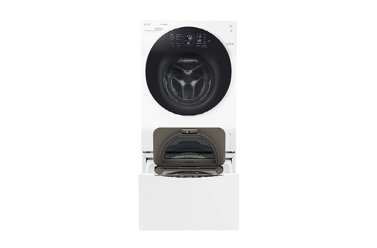 Vorderseite von Waschmaschine | TWINWash™ Serie | 10 kg &#43; 2 kg | TrueSteam™ | TurboWash™ | SmartThinQ™ F4WM10TWIN