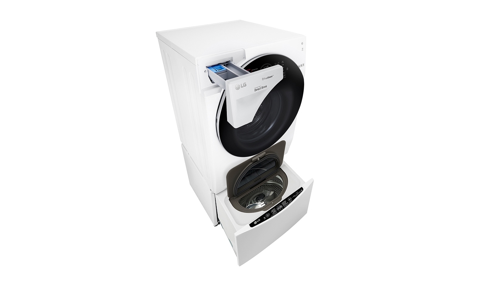 LG Waschmaschine | TWINWash™ Serie | 10 kg + 2 kg | TrueSteam™ | TurboWash™ | SmartThinQ™, F4WM10TWIN