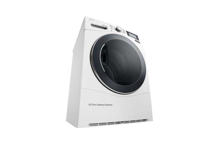 LG Trockner mit Centum System™ | Energieeffizienzklasse* A+++ | Wärmepumpen-Technologie und selbstreinigendem Kondensator | bis zu 8 kg Fassungsvermögen, RC8084AV3W
