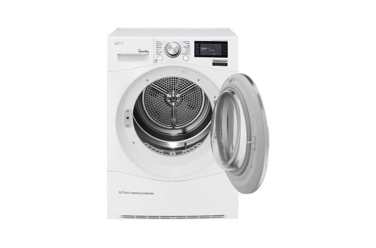 LG Trockner mit Centum System™ | Energieeffizienzklasse* A+++ | Wärmepumpen-Technologie und selbstreinigendem Kondensator | bis zu 8 kg Fassungsvermögen, RC8084AV3W