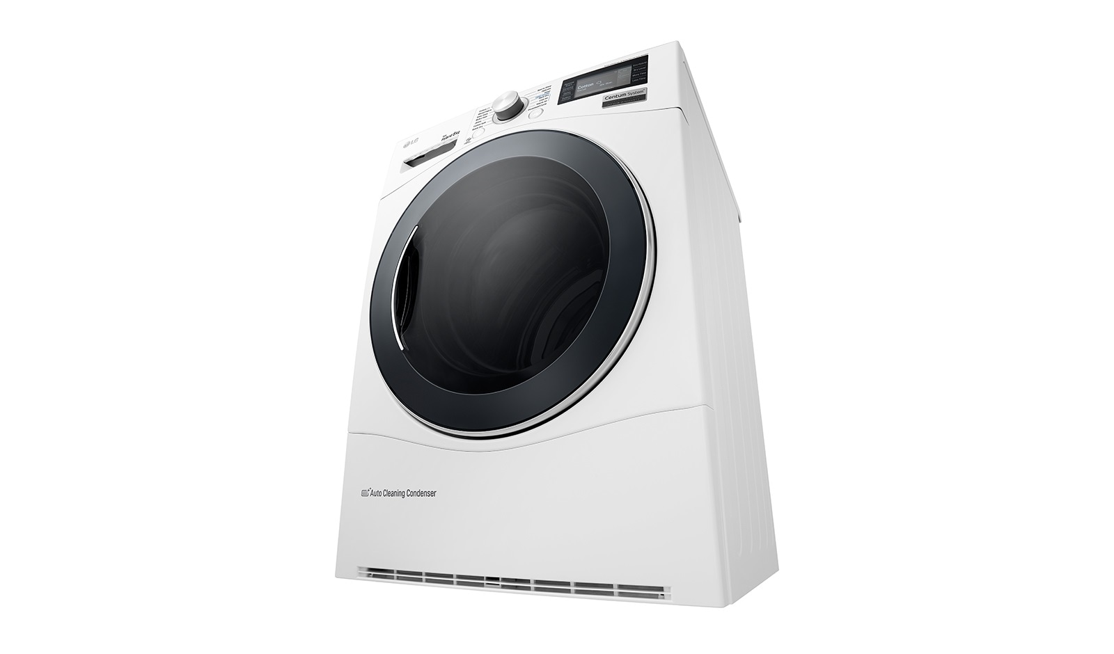 LG Trockner mit Centum System™ | Energieeffizienzklasse* A+++ | Wärmepumpen-Technologie und selbstreinigendem Kondensator | bis zu 8 kg Fassungsvermögen, RC8084AV3W