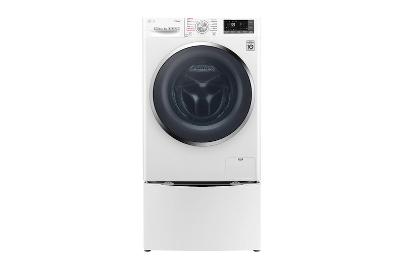 LG TwinWash™ Waschtrockner | 10,5 kg + 2 kg Waschen | 7 kg Trocknen | TrueSteam™ | Inverter DirectDrive™ | SmartThinQ™, TWIND107TH2