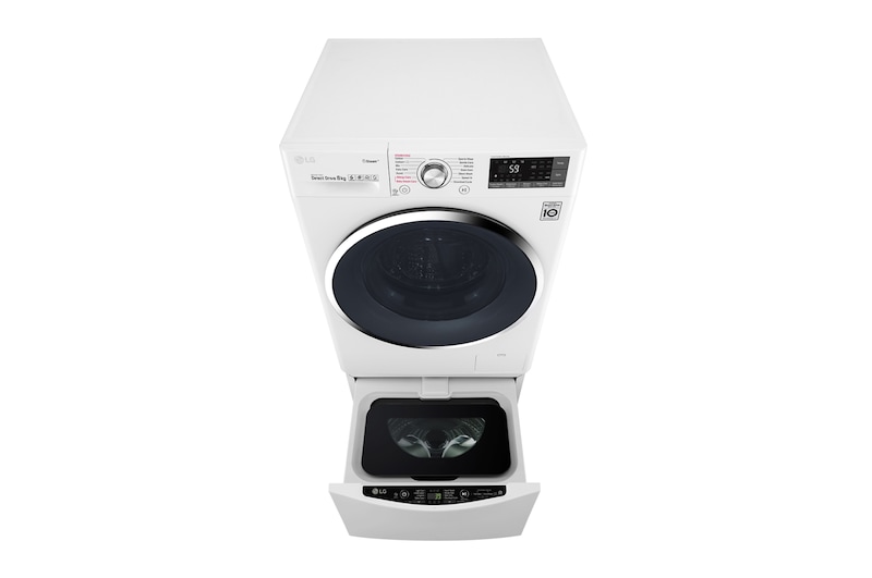 LG TwinWash™ Waschtrockner | 10,5 kg + 2 kg Waschen | 7 kg Trocknen | TrueSteam™ | Inverter DirectDrive™ | SmartThinQ™, TWIND107TH2