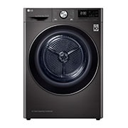 Vorderseite von LG Trockner mit Dual Inverter Wärmepumpentechnologie und selbstreinigendem Kondensator bis zu 8 kg Fassungsvermögen, Energieeffizienzklasse A&#43;&#43;&#43; DV908IH2S