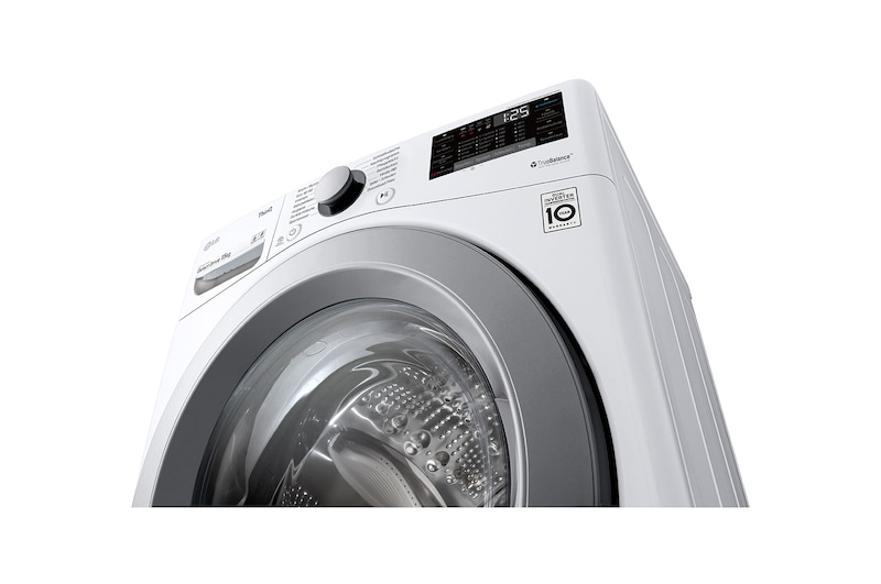 LG Waschmaschine mit 15 kg Kapazität | Energieeffizienzklasse E | 1.100 U./Min. | TurboWash® | Wi-Fi –Funktion | Aqua-Control, F11WM15TS2