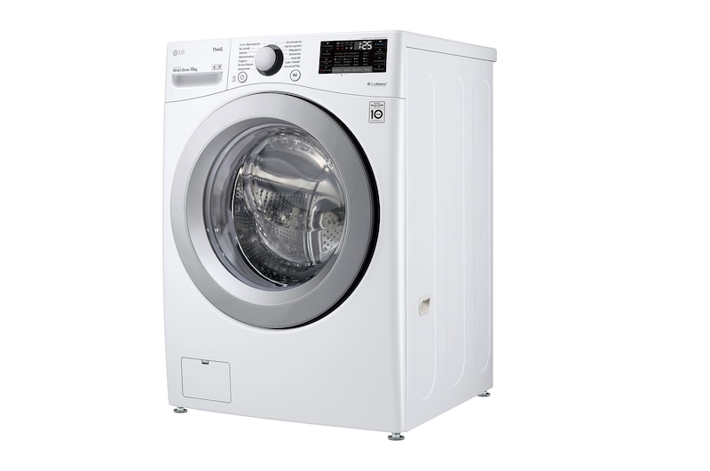 LG Waschmaschine mit 15 kg Kapazität | Energieeffizienzklasse E | 1.100 U./Min. | TurboWash® | Wi-Fi –Funktion | Aqua-Control, F11WM15TS2