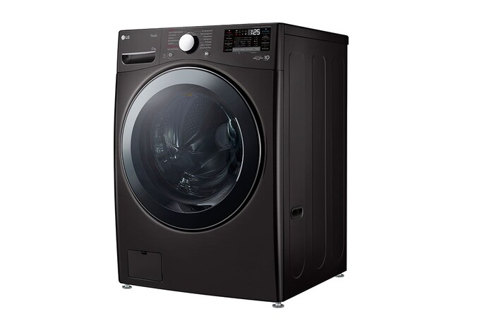 LG Waschmaschine Black Steel (E, 17 kg, 1.060 U./Min.) mit großer Kapazität | F11WM17TS2B, F11WM17TS2B