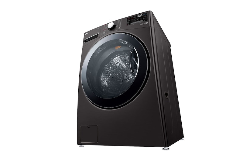 LG Waschmaschine Black Steel (E, 17 kg, 1.060 U./Min.) mit großer Kapazität | F11WM17TS2B, F11WM17TS2B