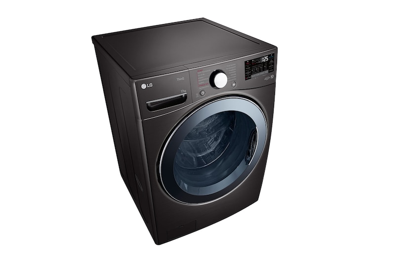 LG Waschmaschine Black Steel (E, 17 kg, 1.060 U./Min.) mit großer Kapazität | F11WM17TS2B, F11WM17TS2B