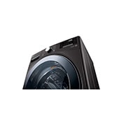 LG Waschmaschine Black Steel (E, 17 kg, 1.060 U./Min.) mit großer Kapazität | F11WM17TS2B, F11WM17TS2B
