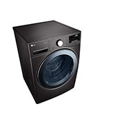LG Waschmaschine Black Steel (E, 17 kg, 1.060 U./Min.) mit großer Kapazität | F11WM17TS2B, F11WM17TS2B
