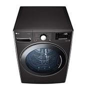 LG Waschmaschine Black Steel (E, 17 kg, 1.060 U./Min.) mit großer Kapazität | F11WM17TS2B, F11WM17TS2B