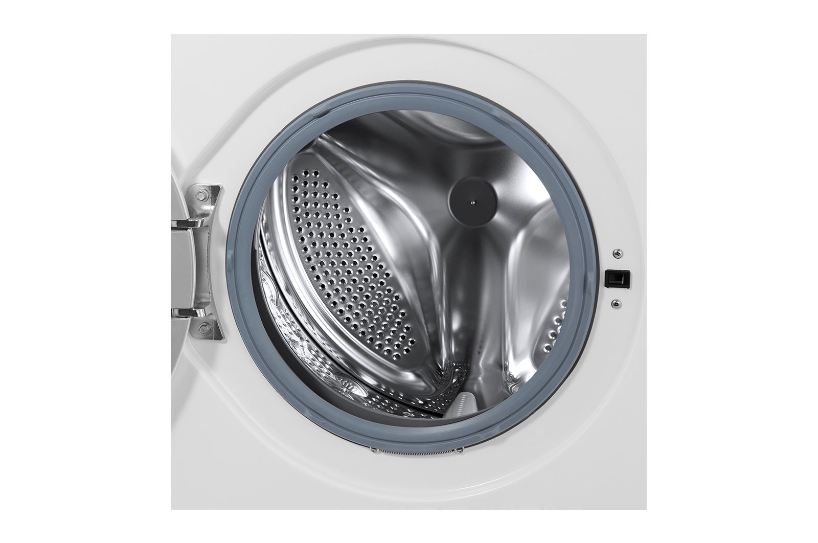 LG Waschmaschine mit 8 kg Kapazität | Energieeffizienzklasse D | 1.400 U./Min. | Weiß mit Kunststofffenstern Bullaugenring  | 1496QD3HT, F1496QD3HT1