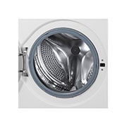 LG Waschmaschine mit 8 kg Kapazität | Energieeffizienzklasse D | 1.400 U./Min. | Weiß mit Kunststofffenstern Bullaugenring  | 1496QD3HT, F1496QD3HT1