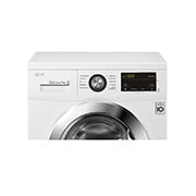 LG Waschmaschine mit 8 kg Kapazität | Energieeffizienzklasse D | 1.400 U./Min. | Weiß mit Kunststofffenstern Bullaugenring  | 1496QD3HT, F1496QD3HT1