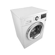 LG Waschmaschine mit 8 kg Kapazität | Energieeffizienzklasse D | 1.400 U./Min. | Weiß mit Kunststofffenstern Bullaugenring  | 1496QD3HT, F1496QD3HT1