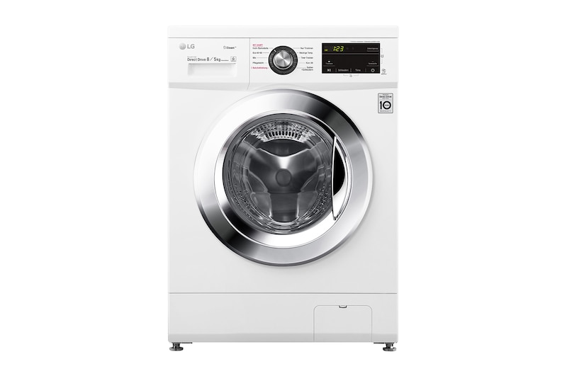 LG Waschtrockner | 8 kg Waschen / 5 kg Trocknen | 1.400 U./Min. | Steam | 6 Motion®, F14G6TDM2NE