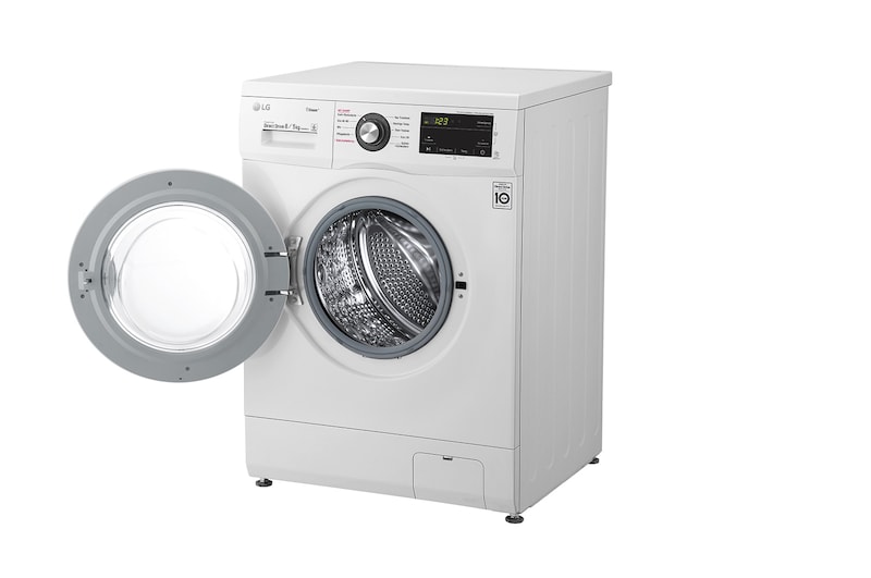 LG Waschtrockner | 8 kg Waschen / 5 kg Trocknen | 1.400 U./Min. | Steam | 6 Motion®, F14G6TDM2NE