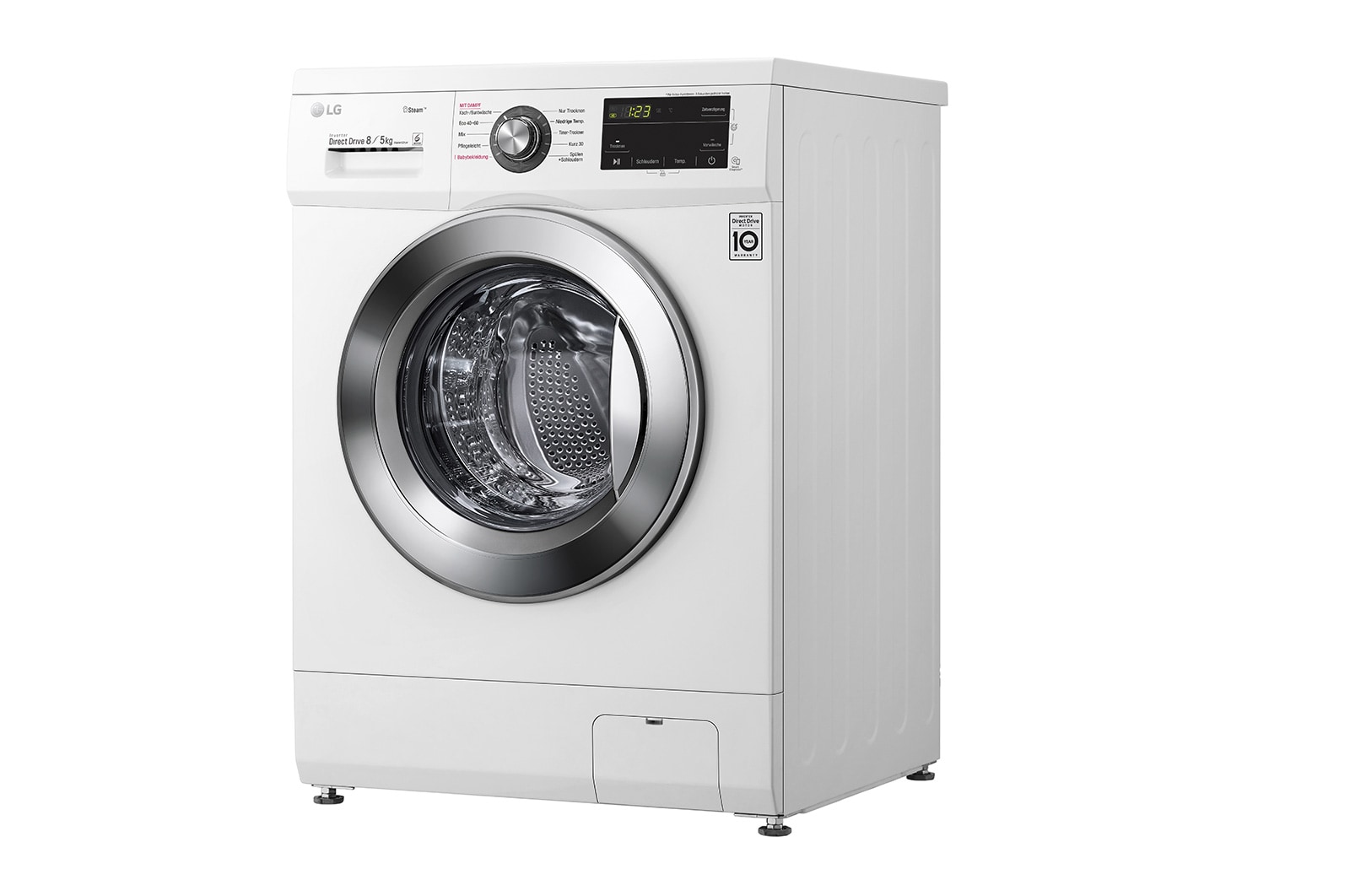 LG Waschtrockner | 8 kg Waschen / 5 kg Trocknen | 1.400 U./Min. | Steam | 6 Motion®, F14G6TDM2NE